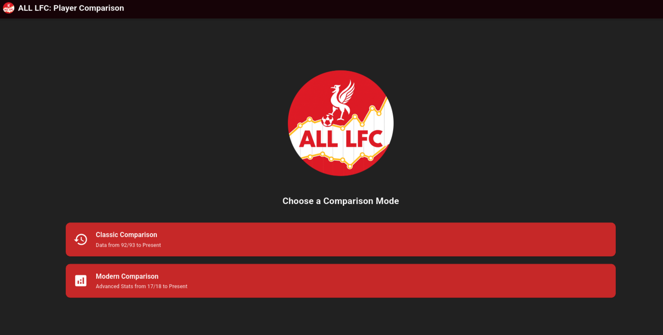 Select between Classic or Modern mode